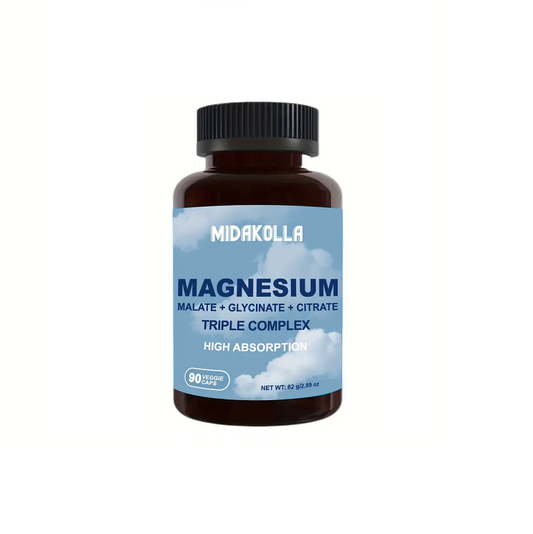 Triple Magnesium Complex|300mg of Magnesium Glycinate, 90 Capsules